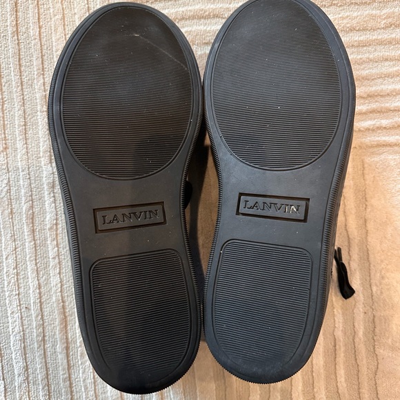 Lanvin black leather sneaker - Picture 4 of 4